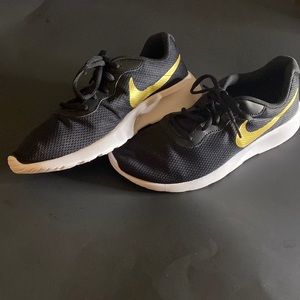 Black and Gold Nikes
